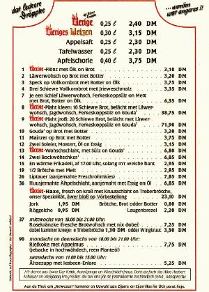 Speisekarte | Uerige | Au&szlig;enansicht