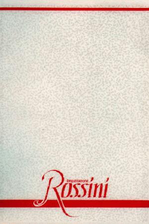 Speisekarte | Rossini | Au&szlig;enansicht