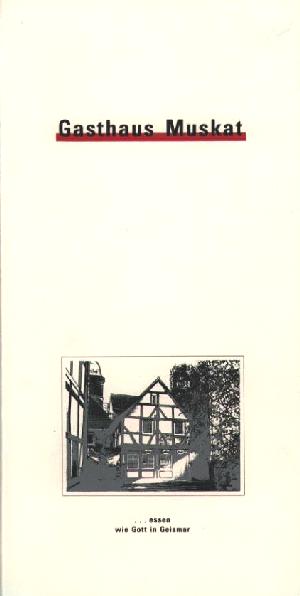 Speisekarte | Gasthaus Muskat | Au&szlig;enansicht