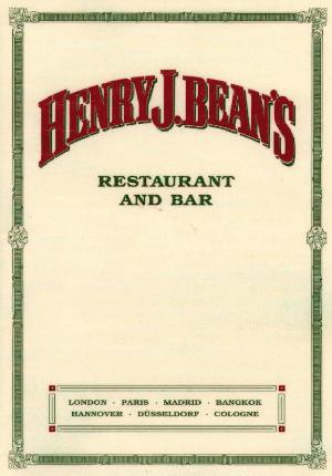 Speisekarte | Henry J. Beans | Au&szlig;enansicht
