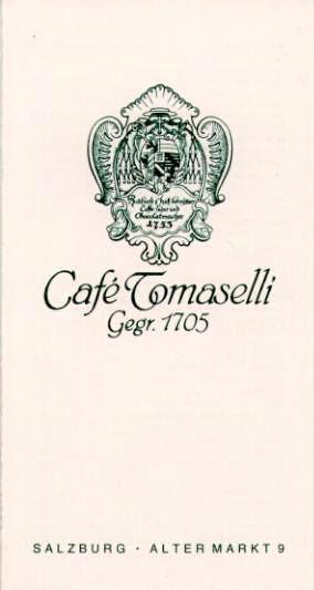 Speisekarte | Café Tomaselli | Au&szlig;enansicht