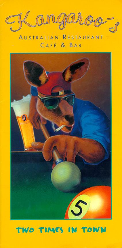 Speisekarte | Kangaroos | Au&szlig;enansicht