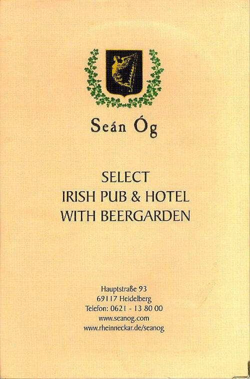 Speisekarte | Seán Óg | Au&szlig;enansicht