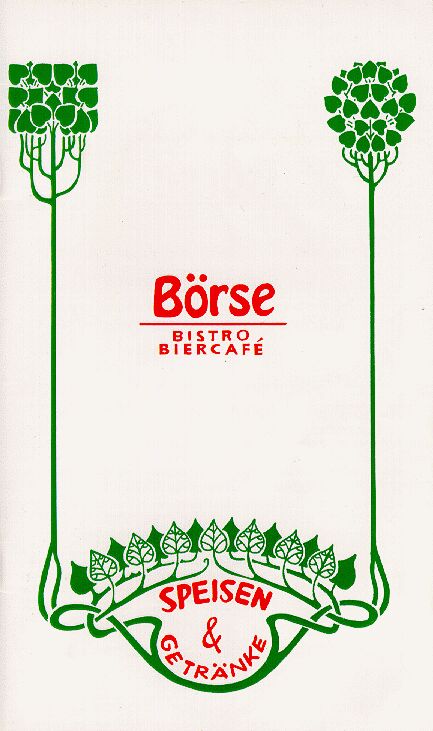 Speisekarte | Börse | Au&szlig;enansicht