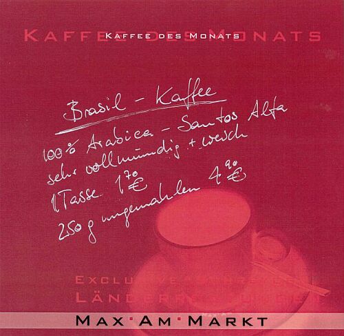 Speisekarte | Max am Markt | Au&szlig;enansicht