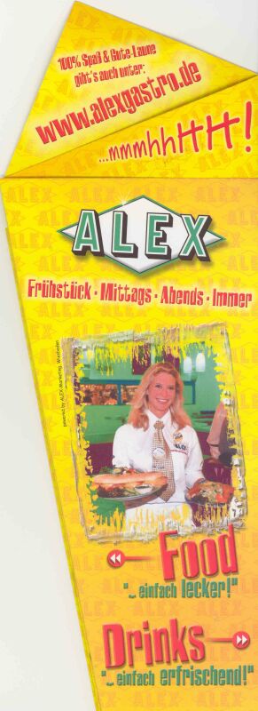 Speisekarte | Alex | Au&szlig;enansicht