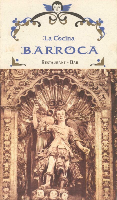 Speisekarte | La Cocina Baroca | Au&szlig;enansicht