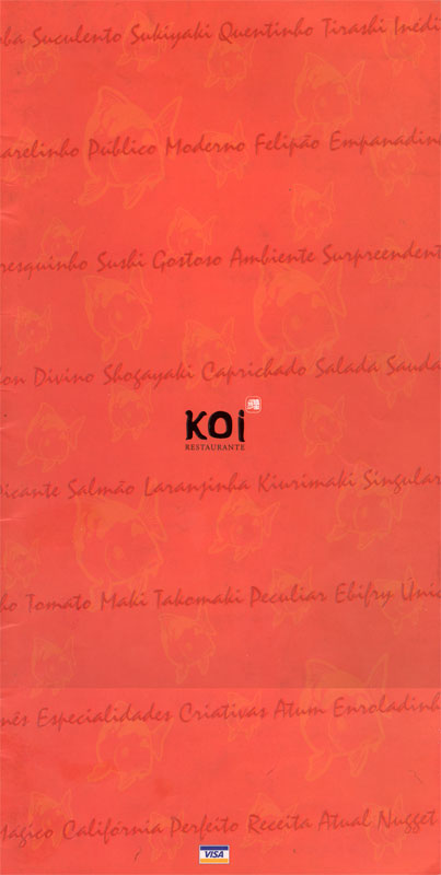 Speisekarte | Koi | Au&szlig;enansicht