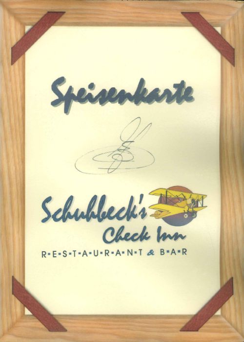 Speisekarte | Schubeck’s Check Inn | Au&szlig;enansicht